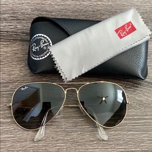 Ray-Ban Aviator large metal sunglasses